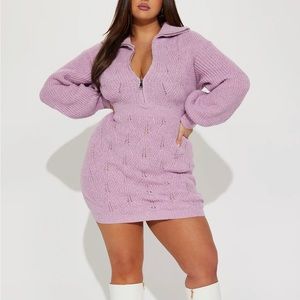 Fashion Nova Mini Sweater Dress NWT